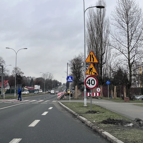 Rozbudowa skrzyżowania ul. Lwowskiej i ul. Mieszka I [luty 2023] - fot 20